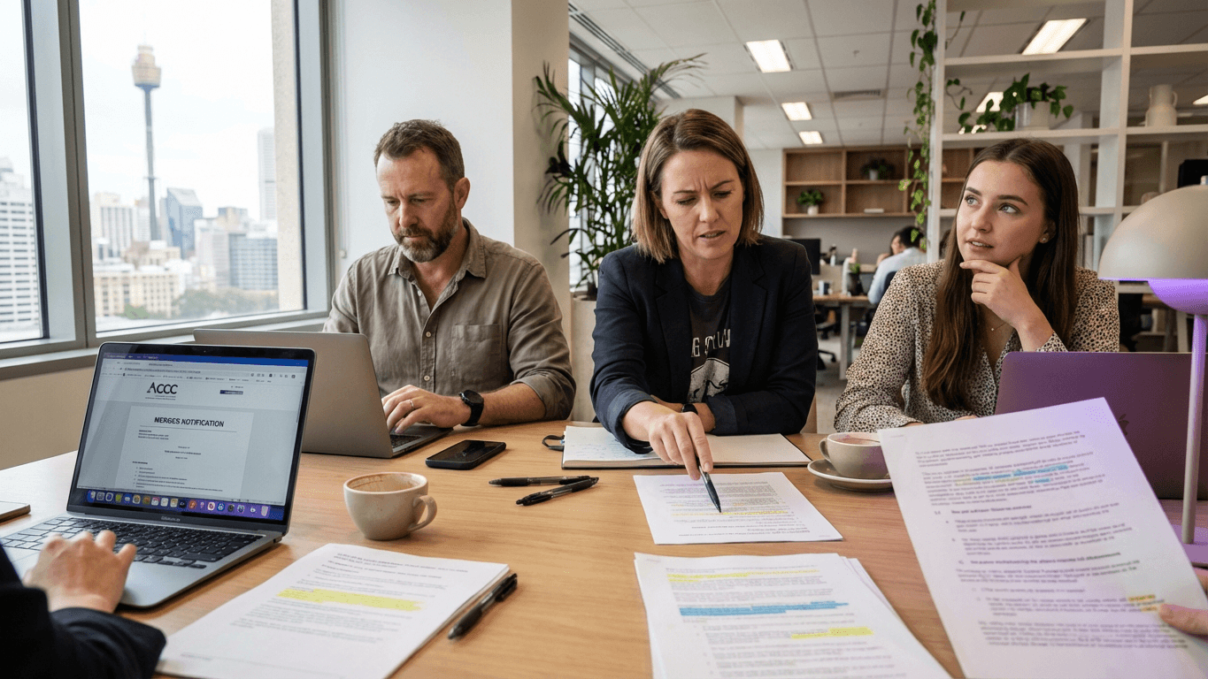 Businesses for Sale Australia: Mandatory ACCC Merger Notifications to Know Before 2026 Closings